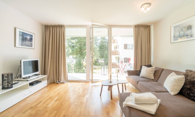 Andermatt Apartment | River Apartment: 2 Bedrooms with Spa & Family-Friendly Perks