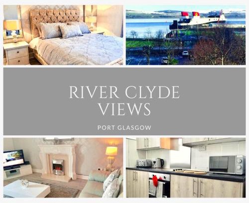 Port Glasgow Apartment | Scenic River Clyde Views - Private Apartment with Pool