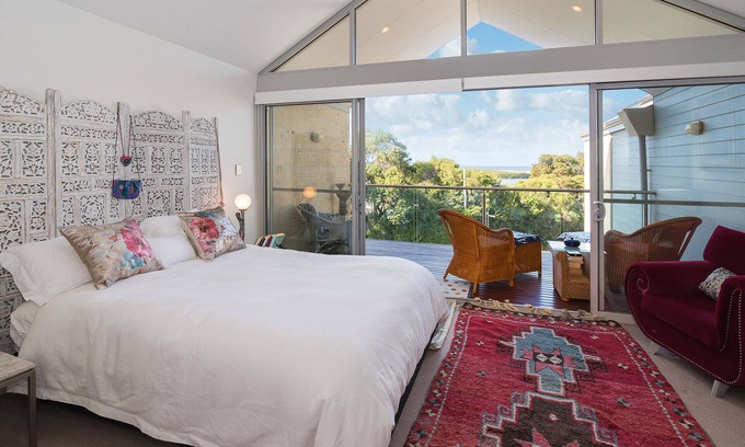 Augusta Apartment | Riverside Retreat: Chef's Kitchen & Ocean Views Await