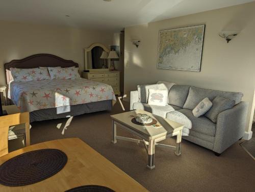 Edgecomb Apartment | Riverfront Studio #210 with Balcony - Perfect for Families