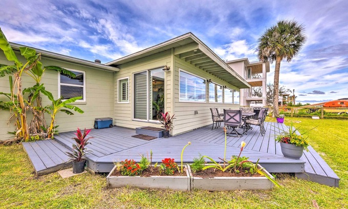 Brown Island House | Pet-Friendly Riverfront Home with Dock & Ocean View