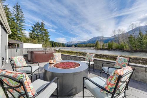 Packwood House | Exceptional Riverfront Home with Deck, Near Mount Rainier