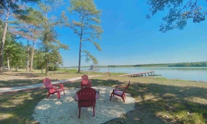 Trinity House | Riverfront Retreat with Hot Tub, Playground & Kayaks