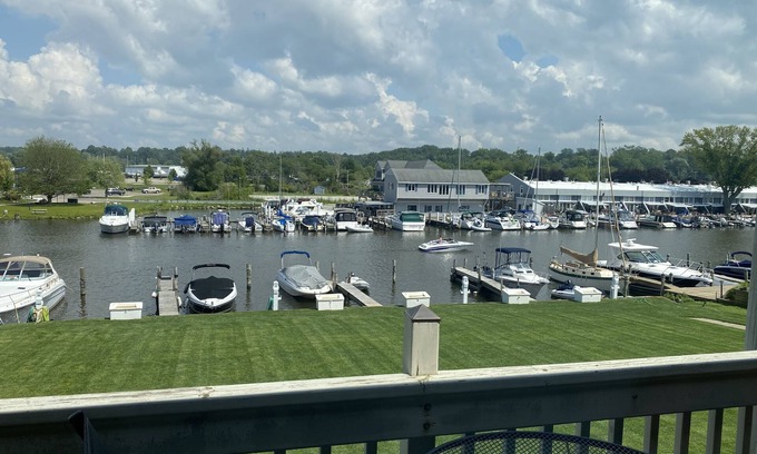 South Haven Condo | Charming Riverfront Condo: Guest Rated 10/10!
