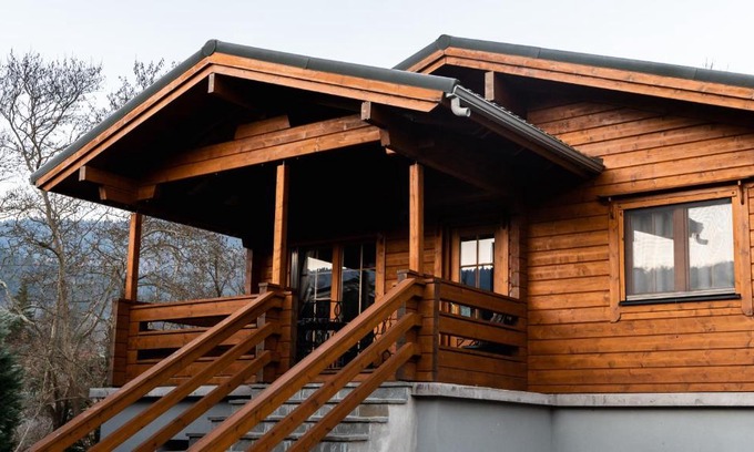 Karpenisi Ski Chalet | Idyllic Riverside Forest Retreat - Family-Friendly Chalet