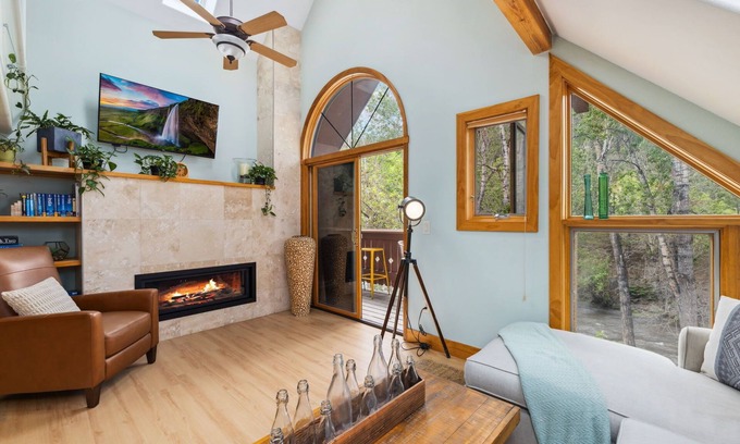Estes Park Condo | Riverside Loft Retreat in Downtown Estes Park #6181