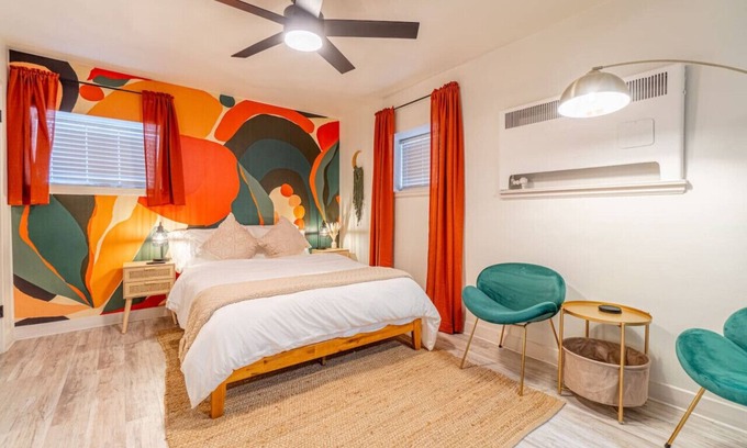 Old Southwest Apartment | Riverside Luxe: Designer Retreat with Spa & Pet-Friendly Options