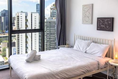 South Brisbane Apartment | Riverview High Level 2BD1 Studio Apartment for Your Stay