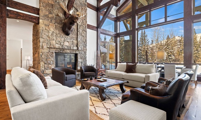 John Dodge House | Stunning RMR: Grand Home & Guest House with Scenic Views