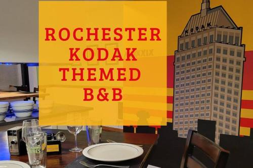 Downtown Rochester Apartment | Kid-Friendly Rochester Kodak Themed 2 Bedroom Apartment