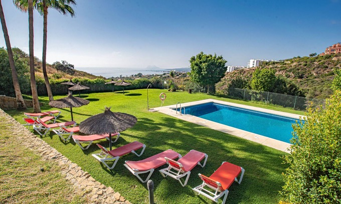 Manilva Apartment | Stunning Rock Bay I 2392 Seaview Penthouse with Pool