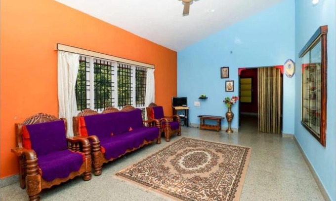 Chikkamagaluru House | Eco-Friendly Rock Hill View Stay for Families and Pets