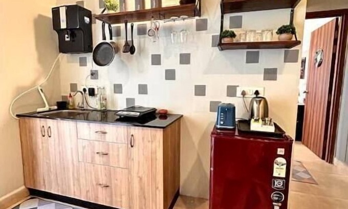 Nagoa Apartment | Relaxing 1 BHK with Pool at Rock 'n' Roll in Arpora