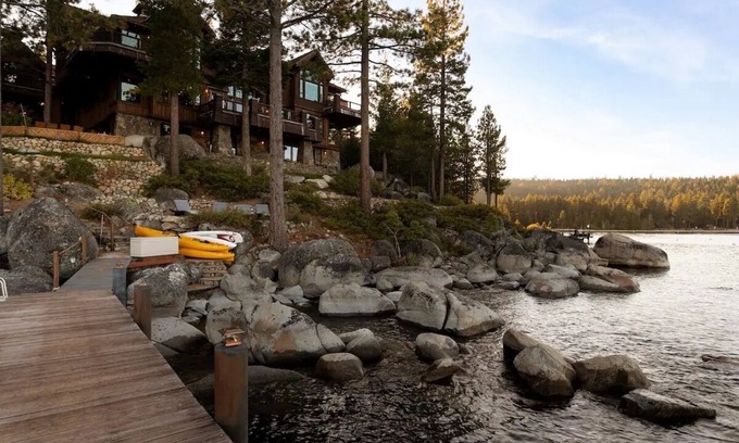 Meeks Bay House | Scenic Rockhaven Tahoe Lake Front Estate with Private Beach