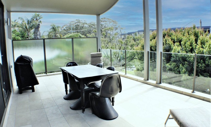 Merimbula Apartment | Pet-Friendly Rolling Waves 1 with Oceanfront Views