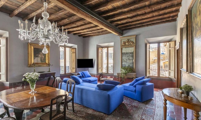 Rione IV Campo Marzio Apartment | Elegant ROMAC Leone IV 4-Bedroom by the Spanish Steps