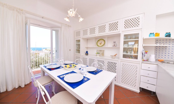 Forio Apartment | Elegant Romano House in Forio, Ischia with Ocean Views