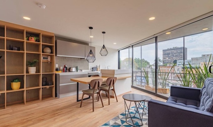 Zona Rosa Apartment | Romantic Apartment in Roma Loft w/Private Terrace, Parking