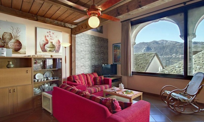 Orta San Giulio Apartment | Romantic Bellavista Apartment with Lake View in Historic Center