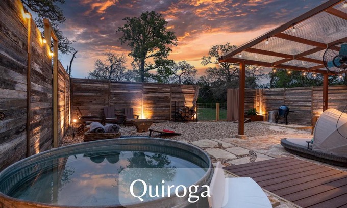 Wimberley House | Romantic Luxury Retreat with Sauna & Heated Pool in Wimberley
