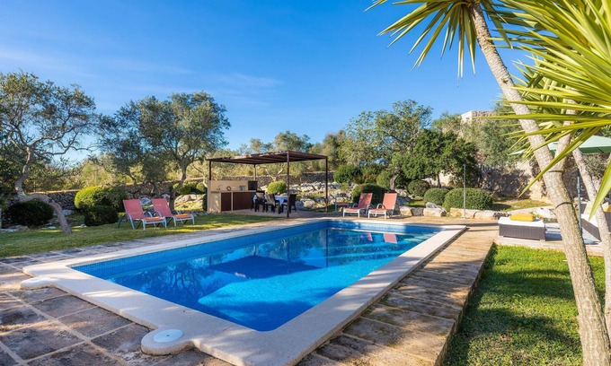 Arta Villa | Enchanting Natural Stone Finca with Pool and Rooftop Terrace