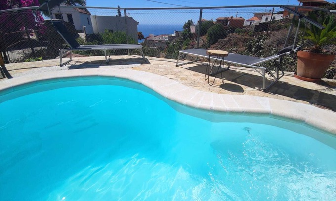 Candelaria Cottage | Romantic Rural Retreat with Ocean and Mountain Views