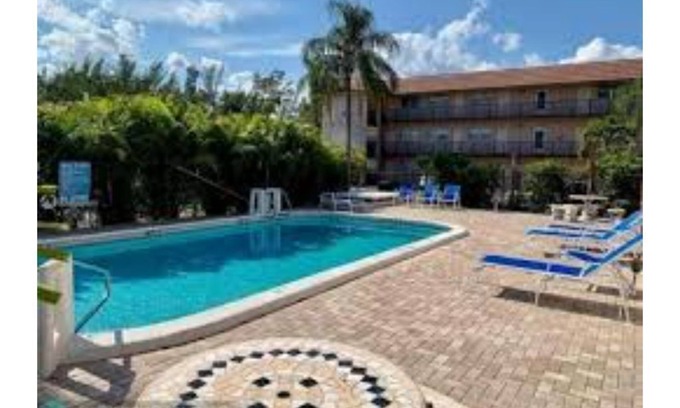Pompano Beach Apartment | Enchanting Spanish Villa with Pool and Pet-Friendly Amenities