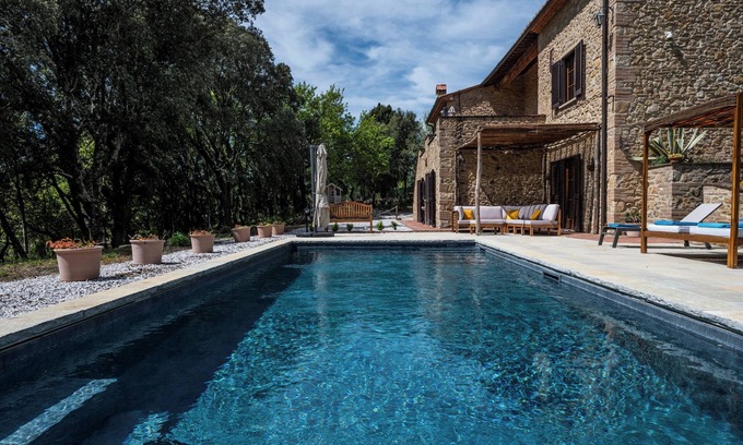 Volterra Villa | Romantic Villa Il Pollaio with Private Pool & Ocean Views