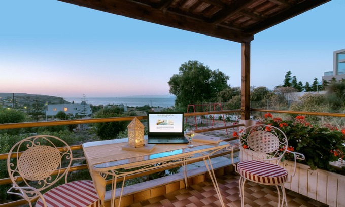 Sitia Apartment | Welcoming Romanza Villas: Family-Friendly with Breakfast & Kitchen
