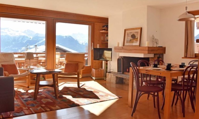 Verbier Apartment | Discover Romarin 220 by Interhome: Top Rated with Spa & Lake Views