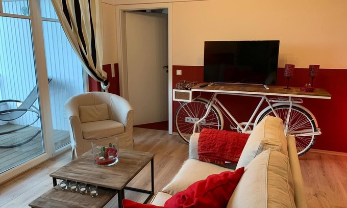 Gueby Apartment | Romantic Countryside Apartment with Garden and Sauna Area