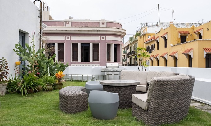 Old San Juan Ski Chalet | Elegant Rooftop Garden Retreat in the Heart of Old SJ