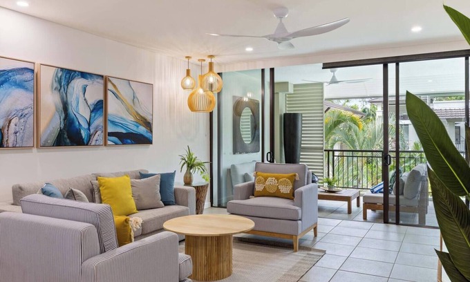 Port Douglas Apartment | Rooftop Resort Oasis at Temple: Spa & Oceanfront Bliss