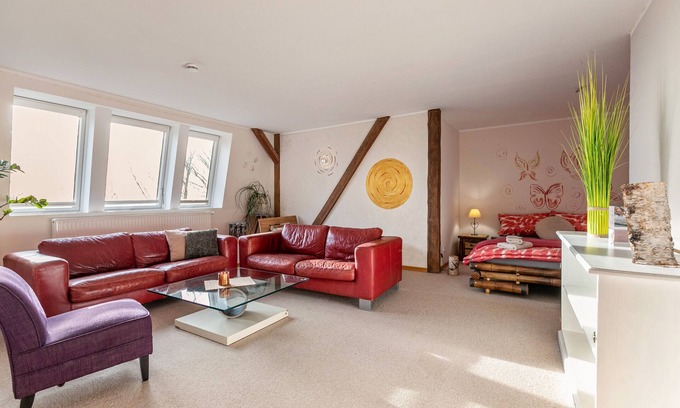 Cecilienkoog Apartment | Room 'Jaspis Mit Rubin' with Shared Garden
