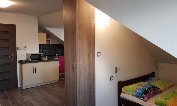 Strba Apartment | Inviting Room with High Tatras View & Cozy Fireplace