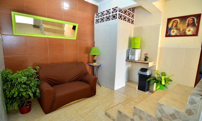 Aparecida House | Inviting Room with Balcony and Kitchen at Hotel Frei Galvão