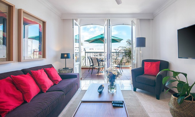 Arrecife Condo | Elegant Terrace 4C Penthouse Near El Charco San Ginés