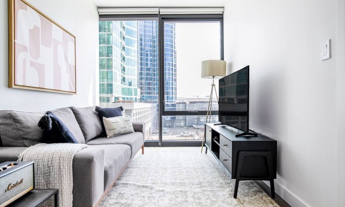 South Loop Apartment | Spacious South Loop 1BR with Pool & Pet-Friendly Perks