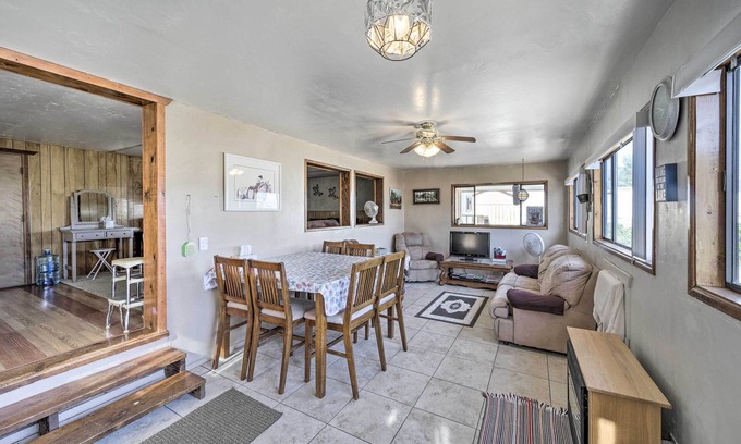 Roosevelt House | Roosevelt Retreat: Fire Pit & Spa, 3 Mi to Lake!