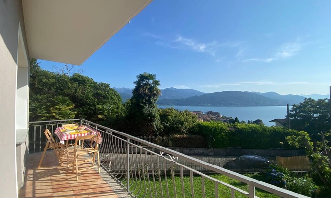 Baveno Apartment | Scenic Rosa dei Venti Apartment with Lake View in Baveno