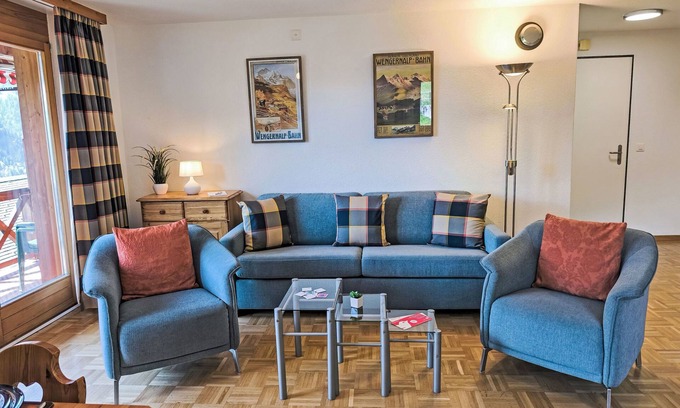 Wengen Apartment | Discover Rose Apt. Y by Interhome: Pet-Friendly Retreat