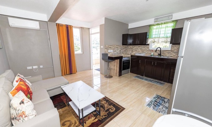 Canefield Apartment | Roseau Canefield Apartment - Fully Equipped Kitchen, A/C, Queen Beds, Wi-Fi