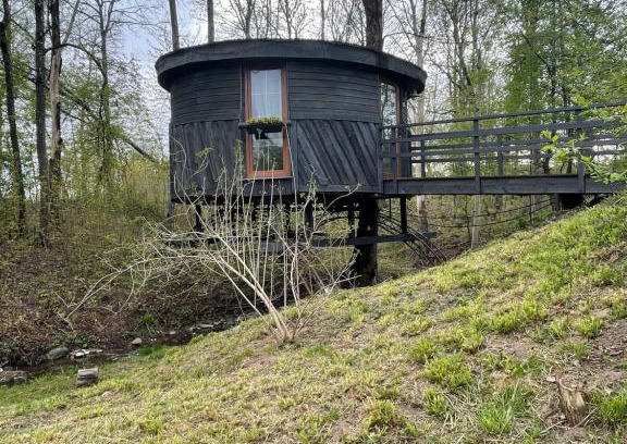 Sigulda Apartment | Family-Friendly Round House with Relaxing Hot Tub Amenities