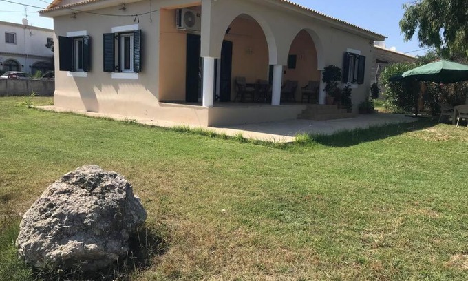 Sidari House | Relax at Rouvas Beach House with Oceanfront Views
