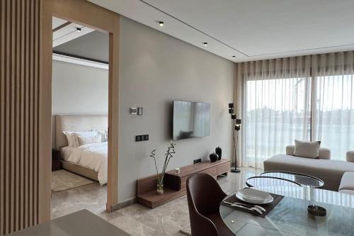 Ain Diab Apartment | Oceanfront Royal Suite by Appartali - Rated 10/10
