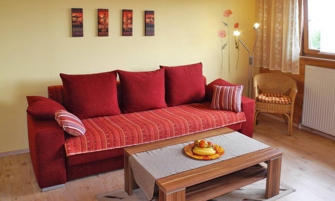 Riedenburg Apartment | Serene Altmühltal Retreat with Balcony & Family Games Area