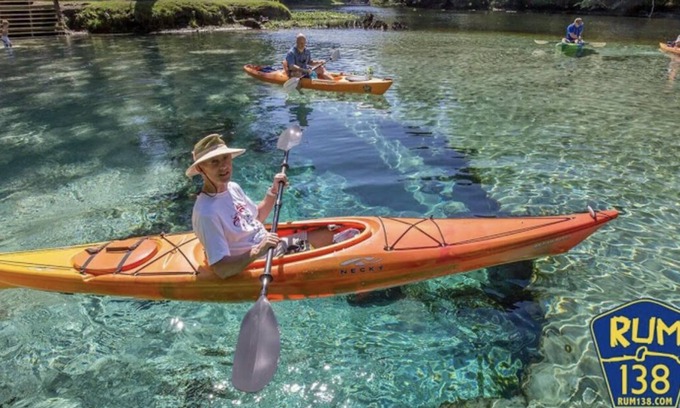 Fort White House | Relaxing Retreat at Rum Island Springs Cabin with Pool & Spa