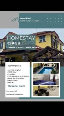 Jitra House | Cozy Homestay Rumah Cikgu with Pool & Family-Friendly Vibe