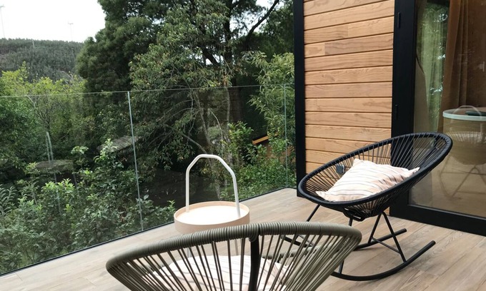 Laxe Cabin | Explore Comfort at Rural Tourist Complex A Torre de Laxe