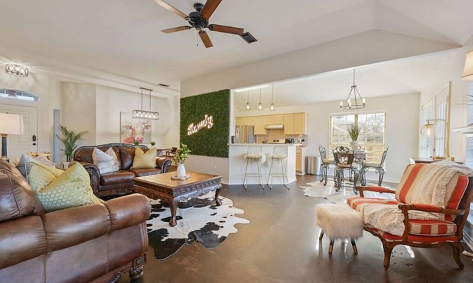Shirewood House | Inviting Getaway at Rustic Aggie: Pet Friendly & More!